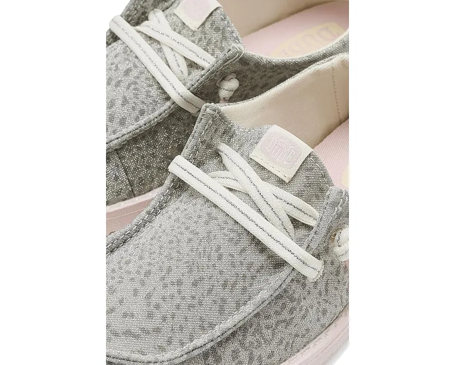 Hey Dude Wendy Luxe Leopard лоферы с блестками