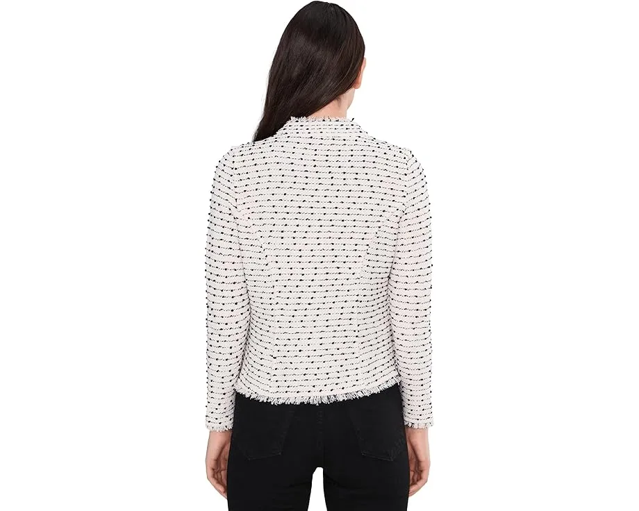 Короткий жакет NIC+ZOE с непами и бахромой на погонах