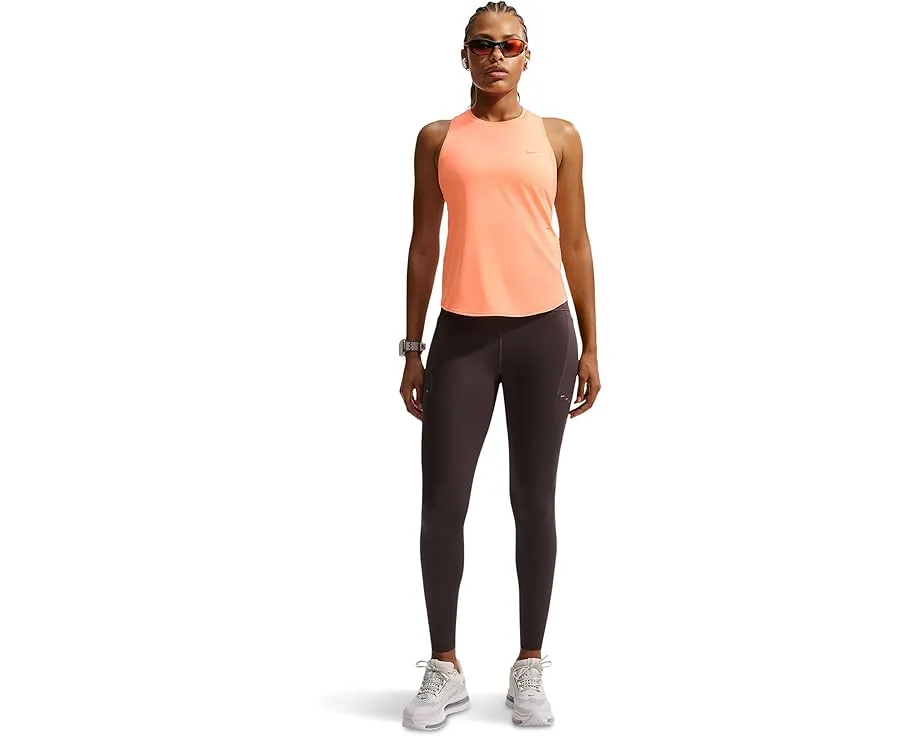 Беговой топ Nike Swift Dri-FIT с сетчатой панелью и светоотражающими элементами