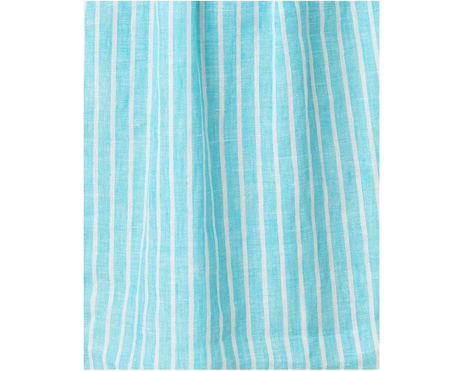 Lilly Pulitzer Платье-рубашка Abralynn из льна с присборенной талией