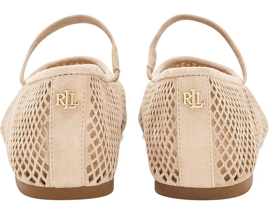Мэри Джейн Jayna с перфорированной замши от Lauren Ralph Lauren