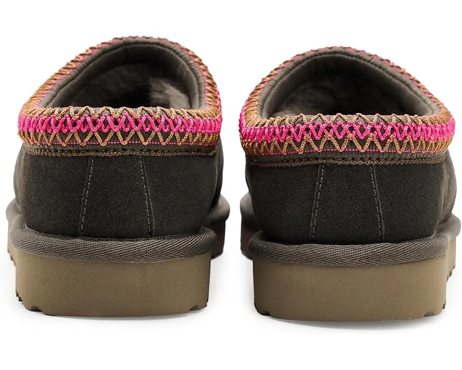 Тапочки UGG Tasman II с оплеткой UGGbraid и овчиной