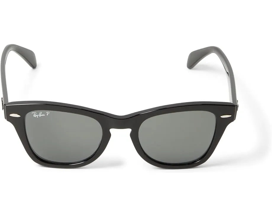 Ray-Ban 0RB0707S солнцезащитные очки с серой квадратной оправой