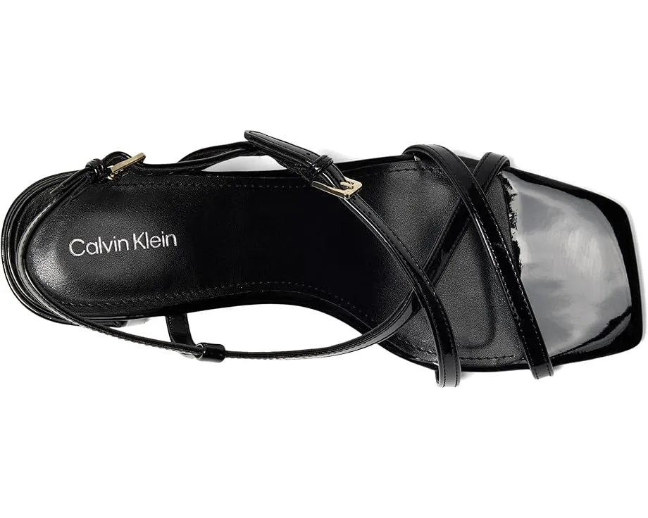 Босоножки Calvin Klein Pandy на квадратном каблуке с асимметричными ремешками