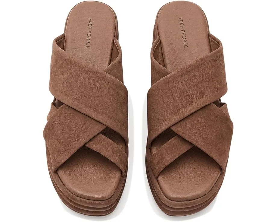 Босоножки Wanderbay Flatform от Free People на платформе из замши