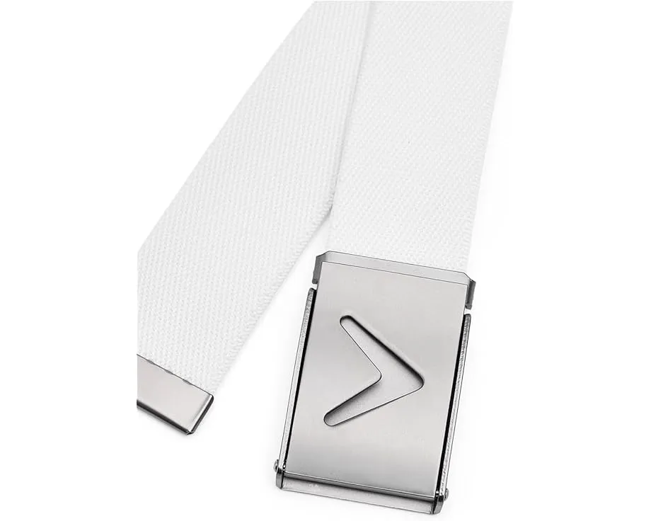 Ремень Callaway V-logo Web Belt с регулируемой пряжкой и логотипом
