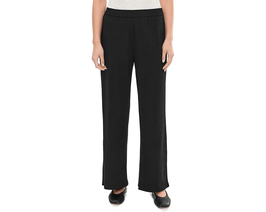 Широкие брюки Eileen Fisher с резинкой из ребристого трикотажа