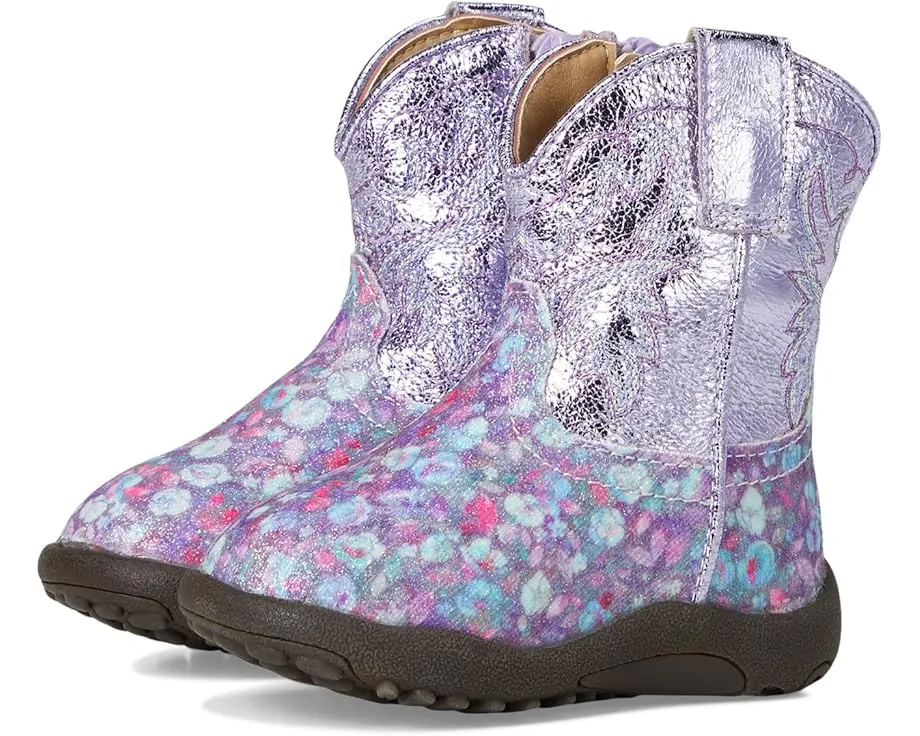 Roper Kids Ботильоны Cowbabies Glitter Bloom для девочки с блестками