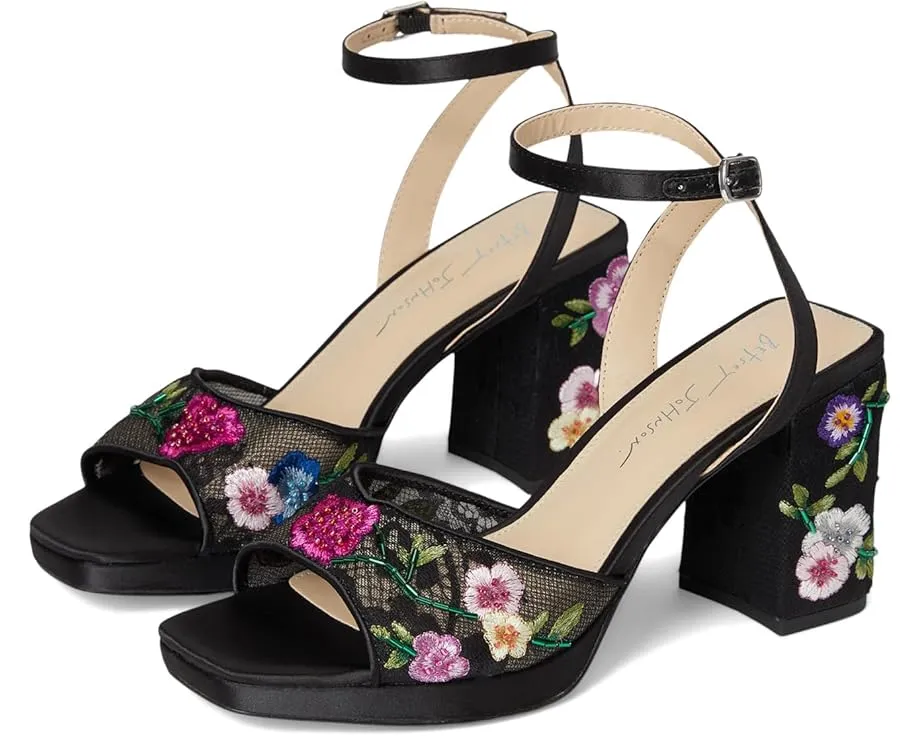 Босоножки на платформе Blue by Betsey Johnson Kenni с цветочной вышивкой