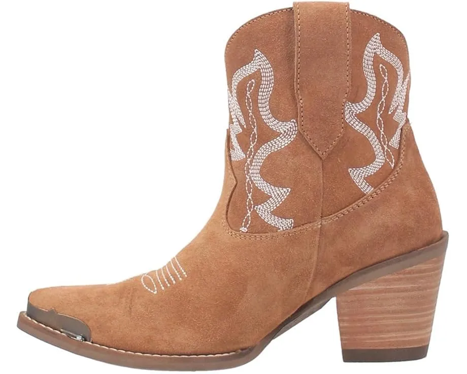 Ботильоны Dingo Joyride с замшевым верхом и вышивкой