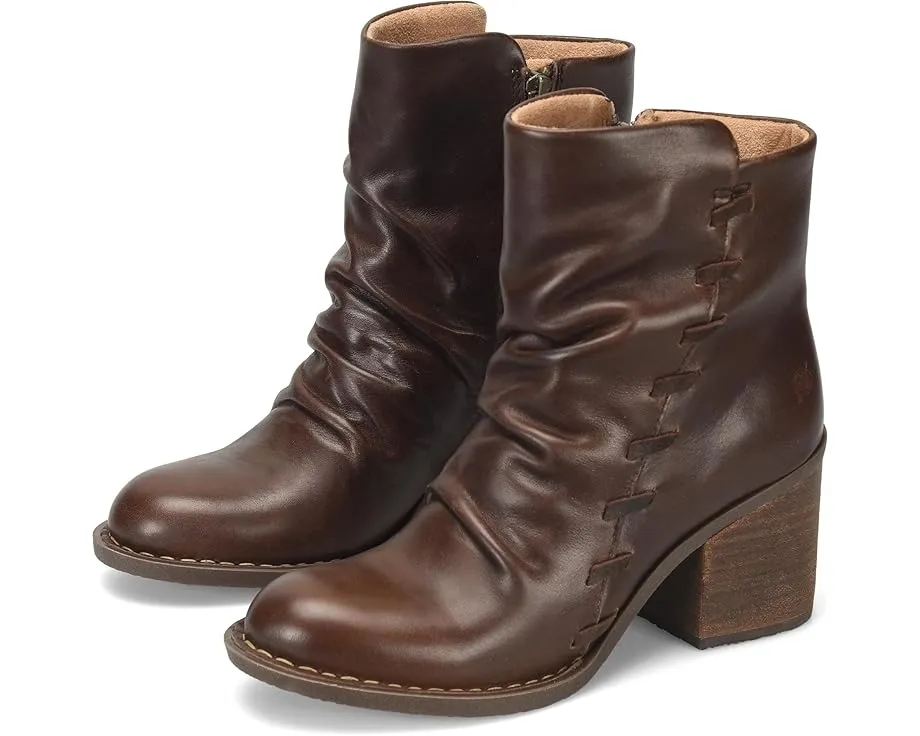 Ботинки Born Toni с декоративной строчкой и молнией сбоку