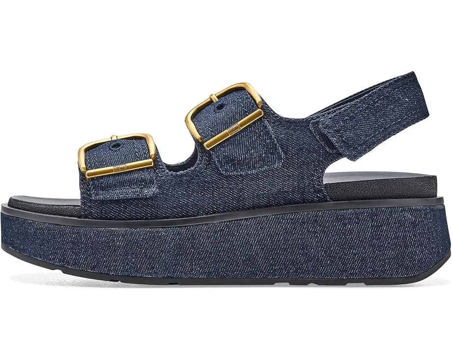 Сандалии FitFlop Gen FF Max Buckle с задним ремешком из денима