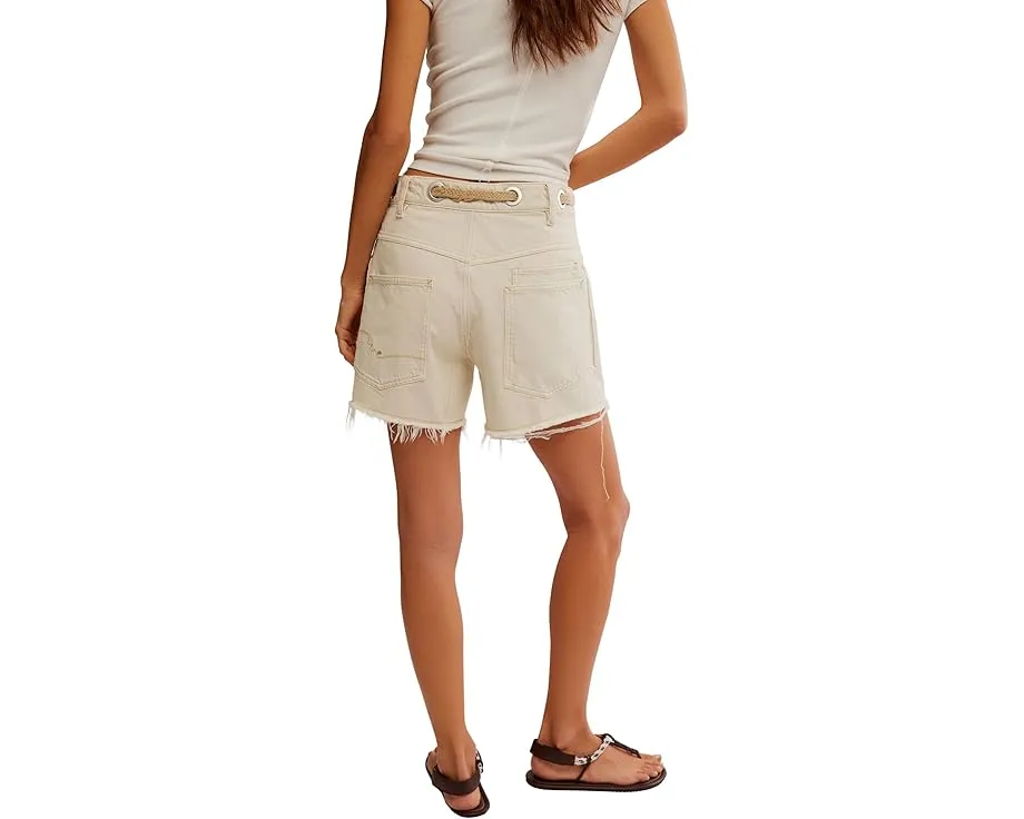 Шорты Free People Moxie с низкой посадкой и широким кроем