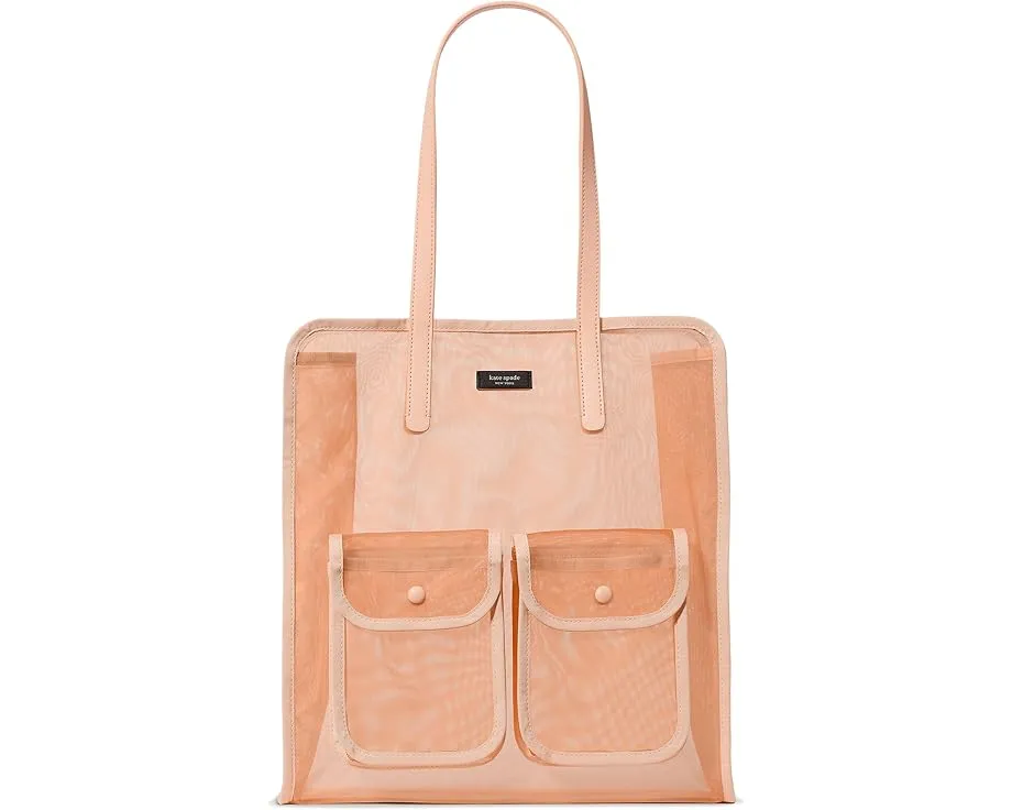 Сумка-тоут Kate Spade New York Breezy Mesh с передними карманами
