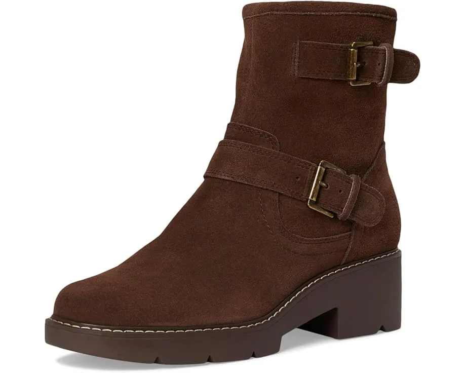 Кожаные мото-ботинки Lucky Brand Migyn с двойной пряжкой