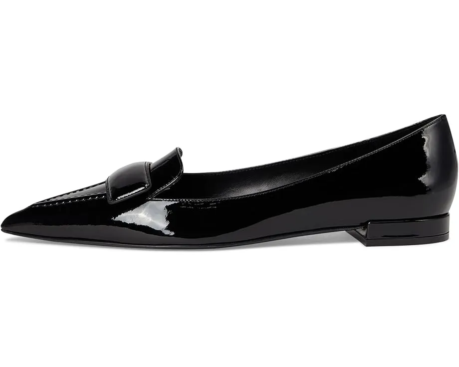 Stuart Weitzman Sovinnie Flat балетки с острым носком и объемным верхом