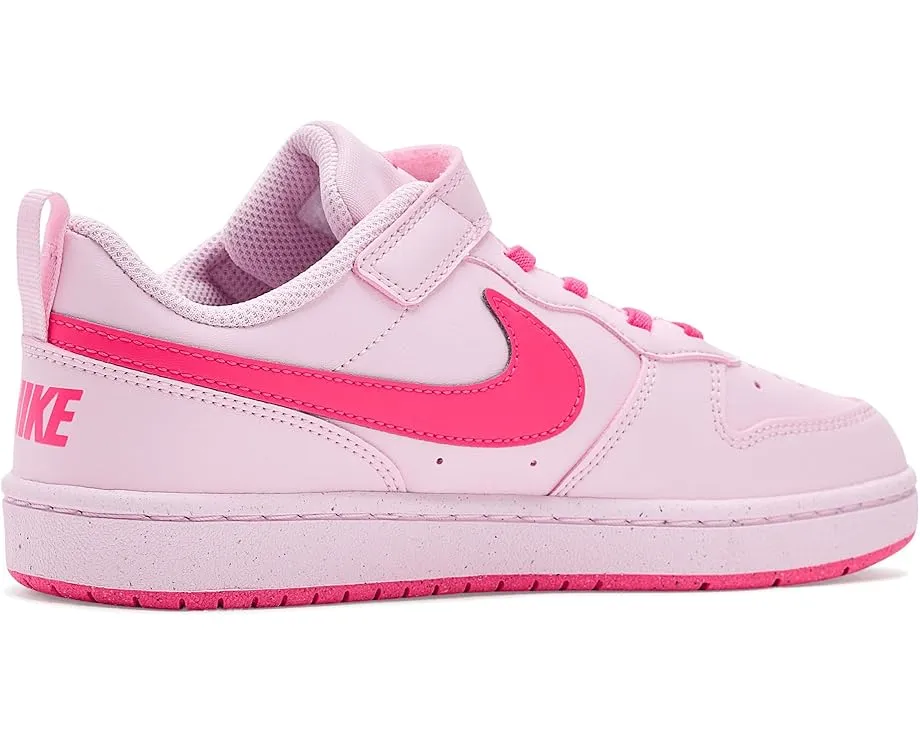 Кроссовки Nike Kids Court Borough Low Recraft BP с водоотталкивающей пропиткой и липучкой