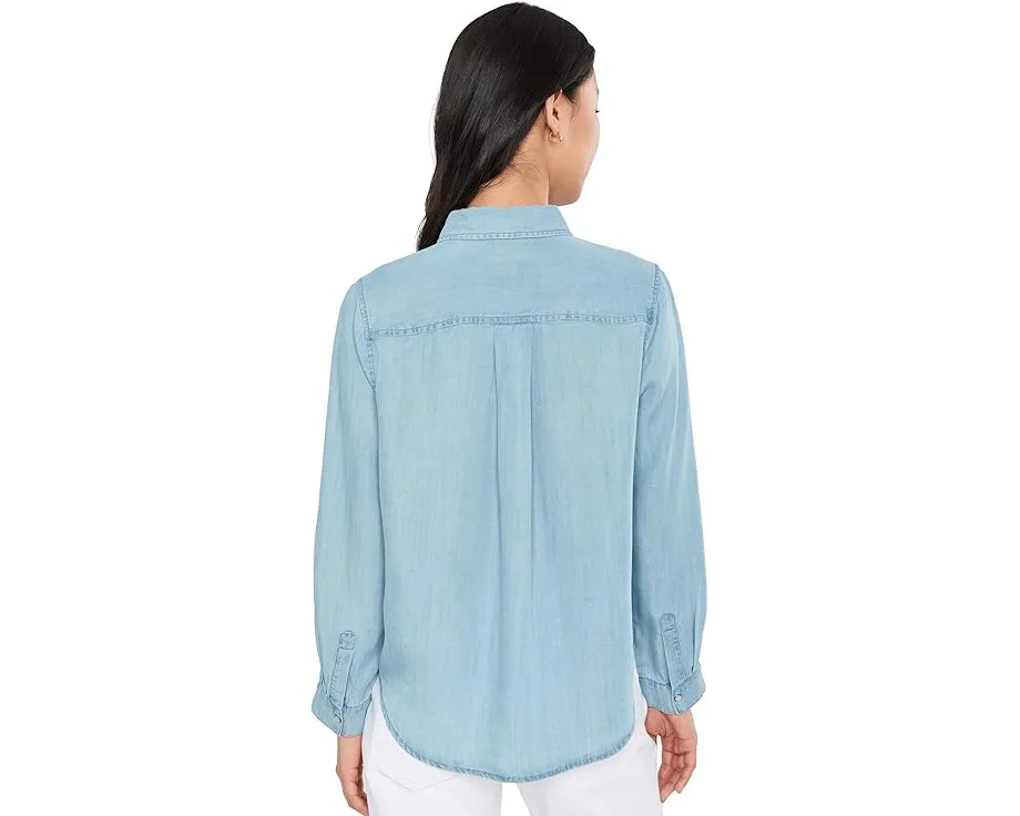 Джинсовая рубашка Liverpool Los Angeles с длинным рукавом и карманами