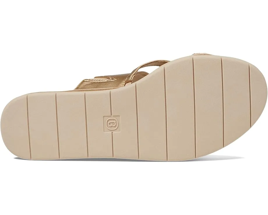 Сандалии Bora Bright Wedge с декором из стразов и пробковым клином от Bzees