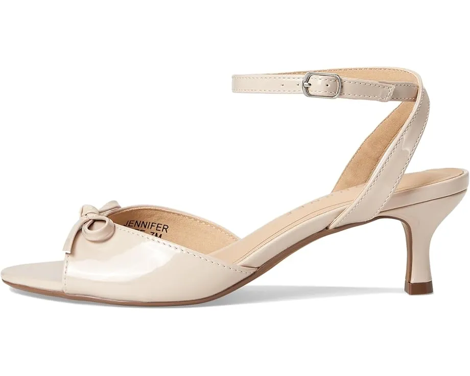 Journee Collection босоножки Jennifer на каблуке с бантом и ремешком на щиколотке