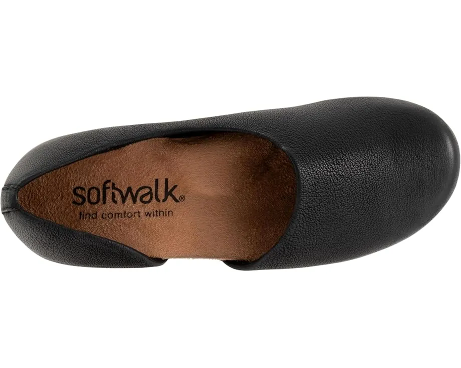 Балетки SoftWalk Addie на танкетке с вырезом по бокам и поддержкой свода