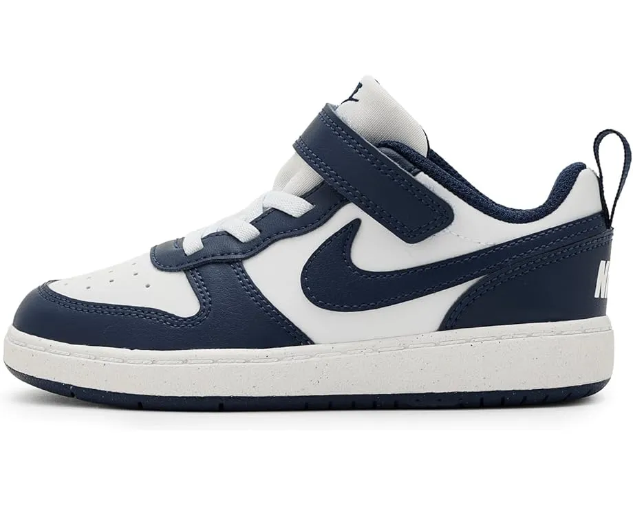 Кроссовки Nike Kids Court Borough Low Next Nature для малышей с липучкой и гибкой подошвой