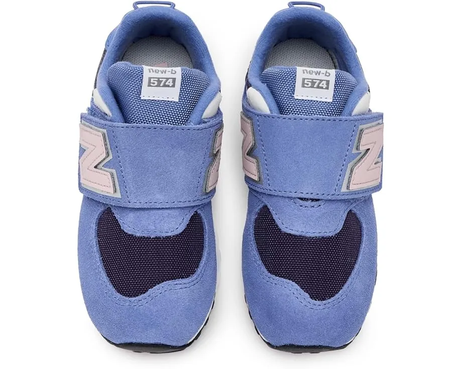 New Balance Kids 574 Bungee Lace первые кроссовки с липучкой