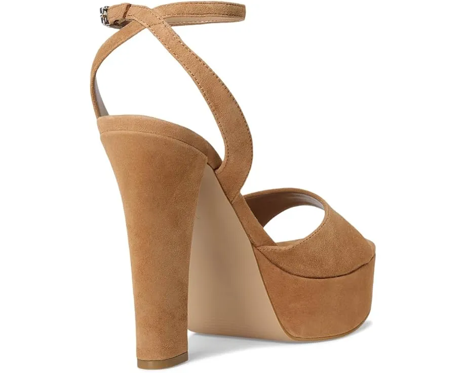 Туфли GUESS Hitten на устойчивом каблуке из замши с ремешком