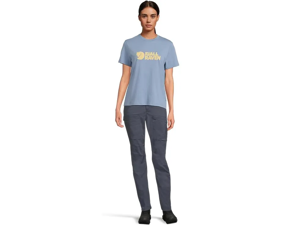 Футболка Fjällräven Logo Tee с логотипом из хлопка и полиэстера
