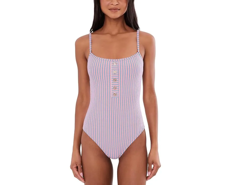 Lilly Pulitzer Цельный купальник Rhiannan в полоску