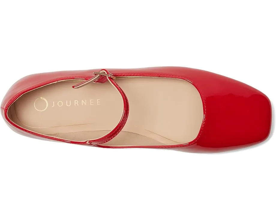 Балетки Journee Collection Carrie с квадратным носком и пряжкой