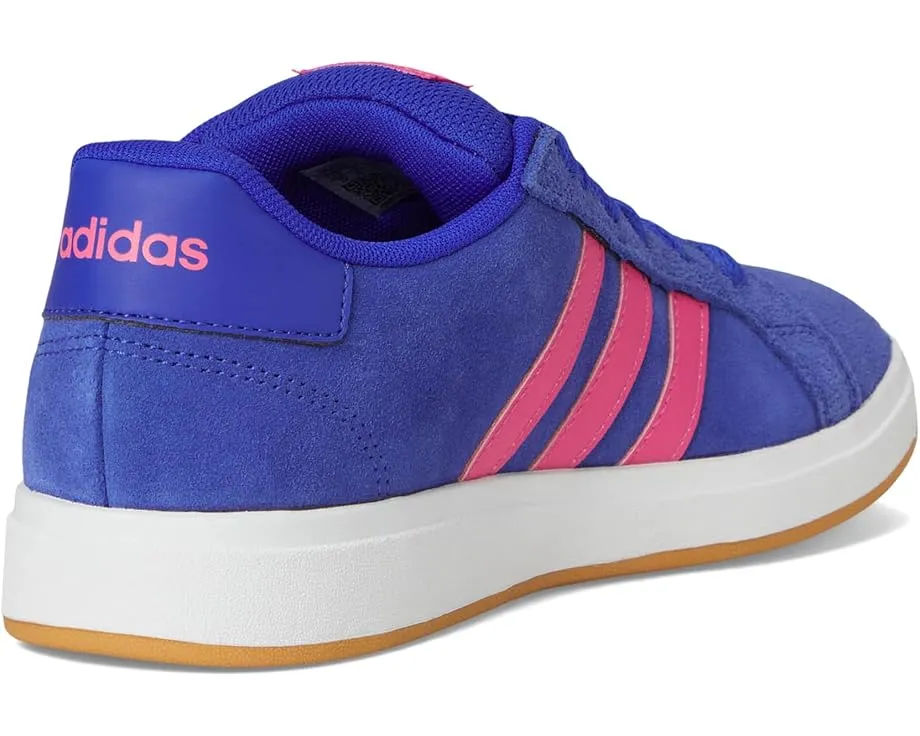 Кроссовки Adidas Grand Court 00S из замшевой кожи с пухлым язычком для детей