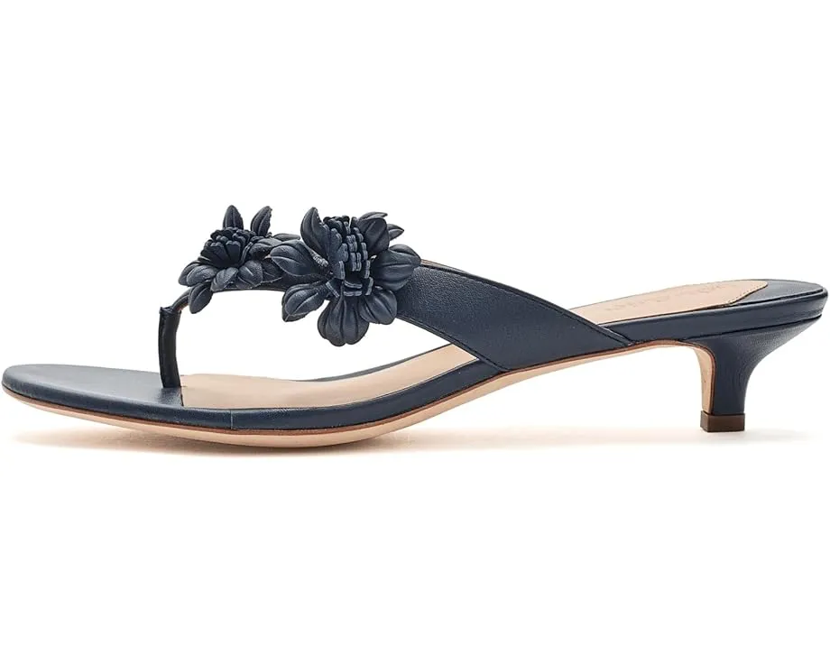 Сандалии Lauren Ralph Lauren Francesca на каблуке киттен с цветочной отделкой