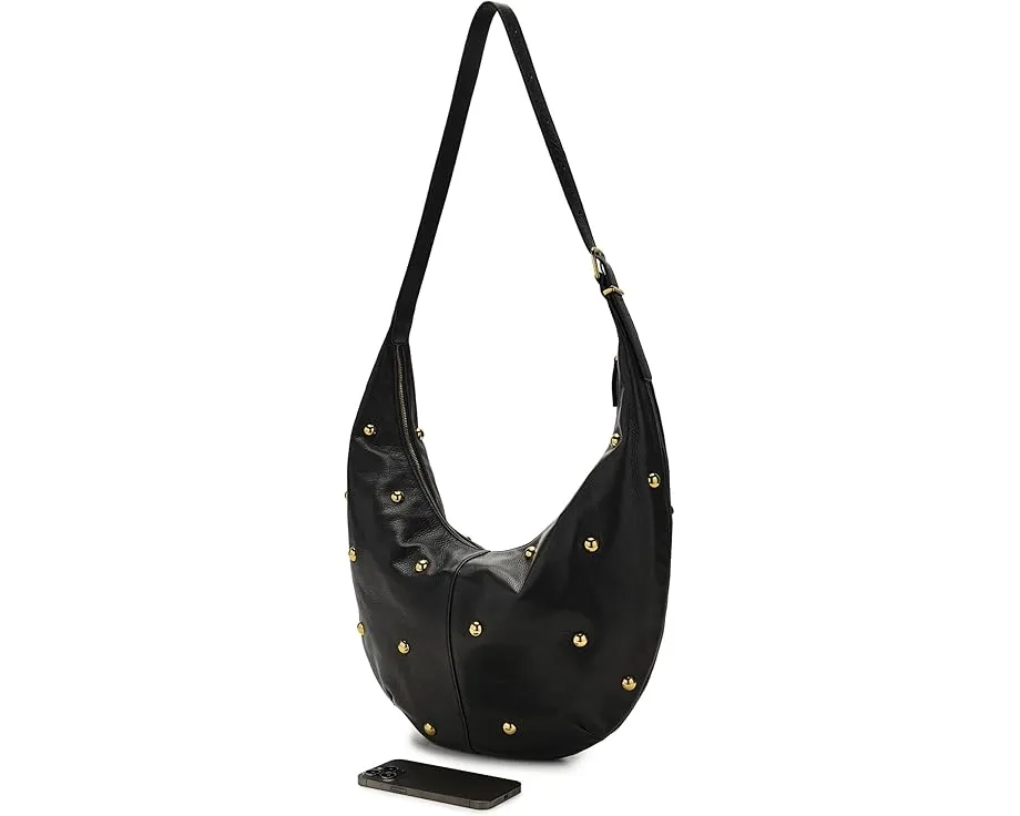 Сумка The Essential Curve Shoulder Bag из кожи со стразами Madewell