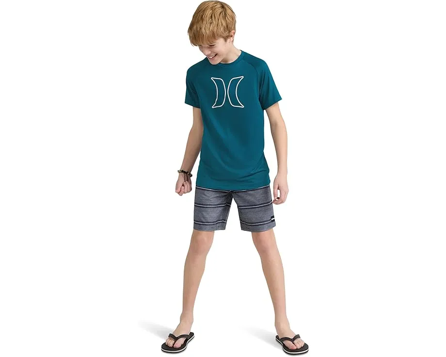 Рашгард Hurley Kids Icon с защитой UPF 50+ и технологией H2O-DRI