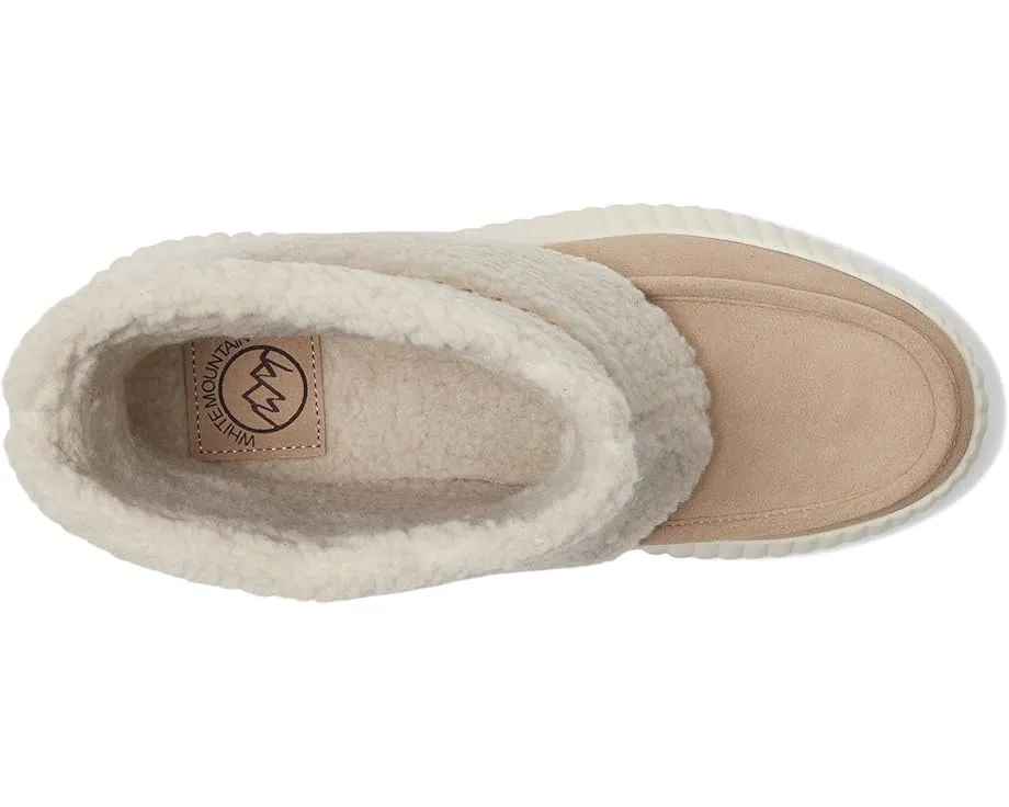 Ботильоны White Mountain Digital с искусственным мехом и клиновидной подошвой