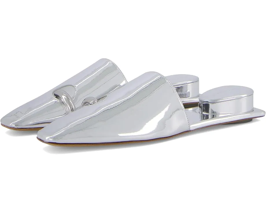 Мюли Pierced с кожаным верхом и металлическим кольцом на носке Tory Burch