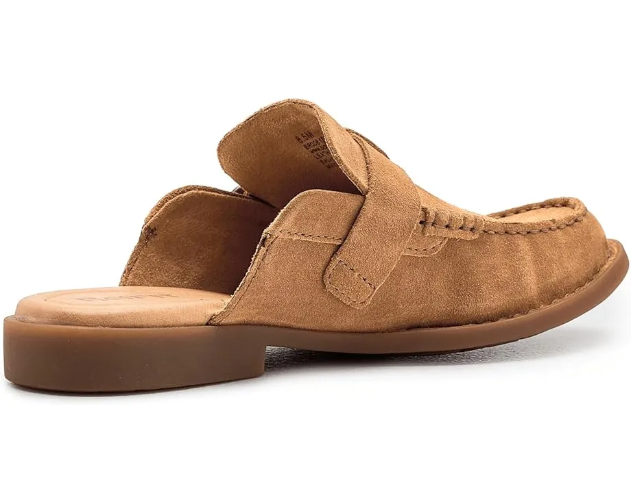 Мюли-лоферы Born Meg из мягкой замши с пряжкой