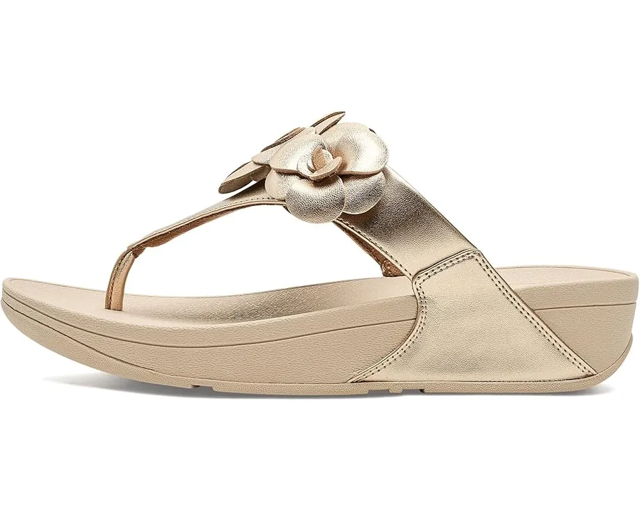 Сандалии FitFlop Lulu Flower с ремешком между пальцев и цветочным декором