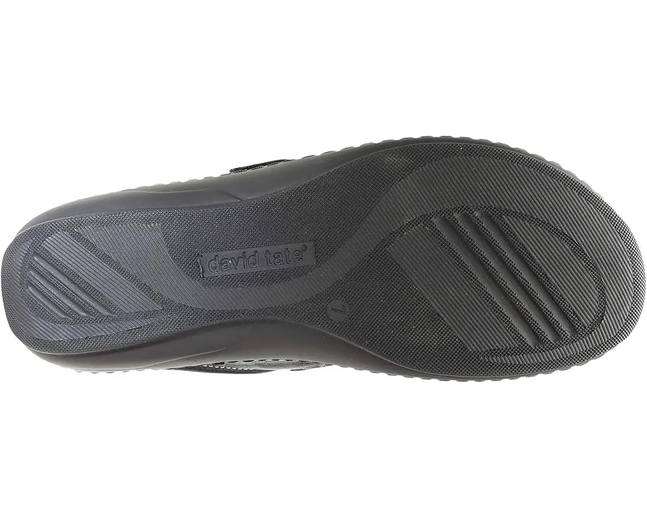 Балетки David Tate Evita из кожи наппа с застежкой на липучке