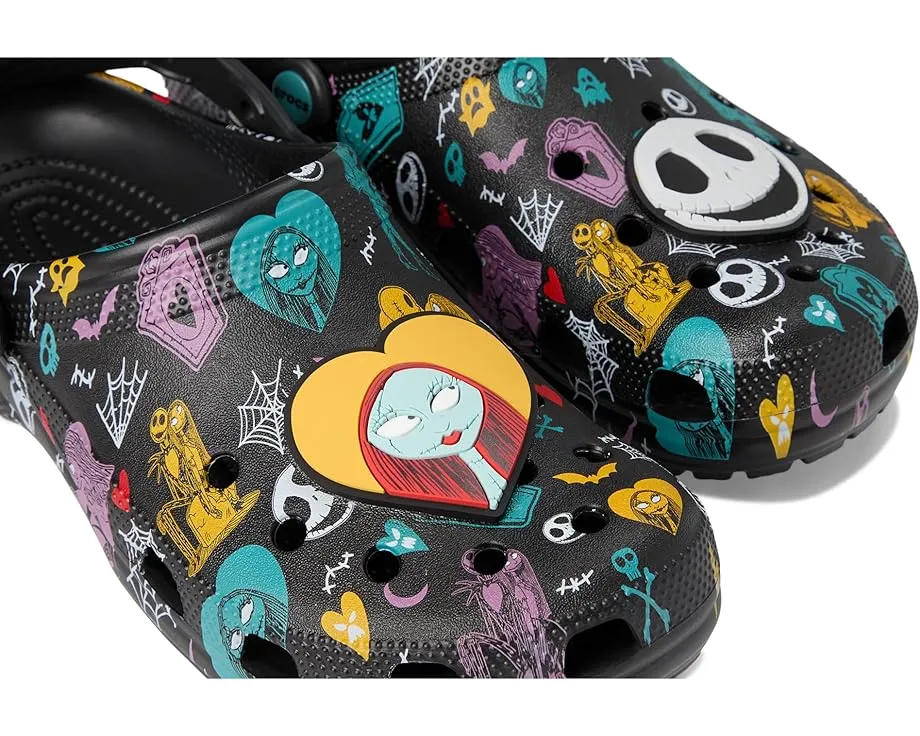 Клоги Crocs Jack Skellington с подсветкой по мотивам Кошмара перед Рождеством