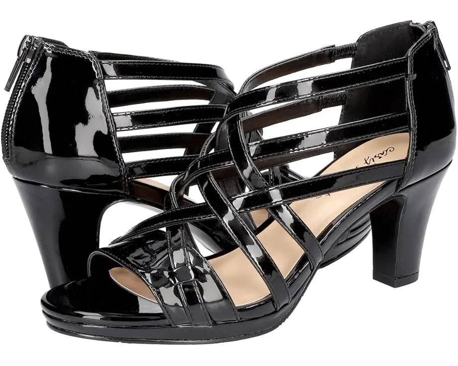 Туфли Easy Street Bee на шпильке с ремешками и молнией