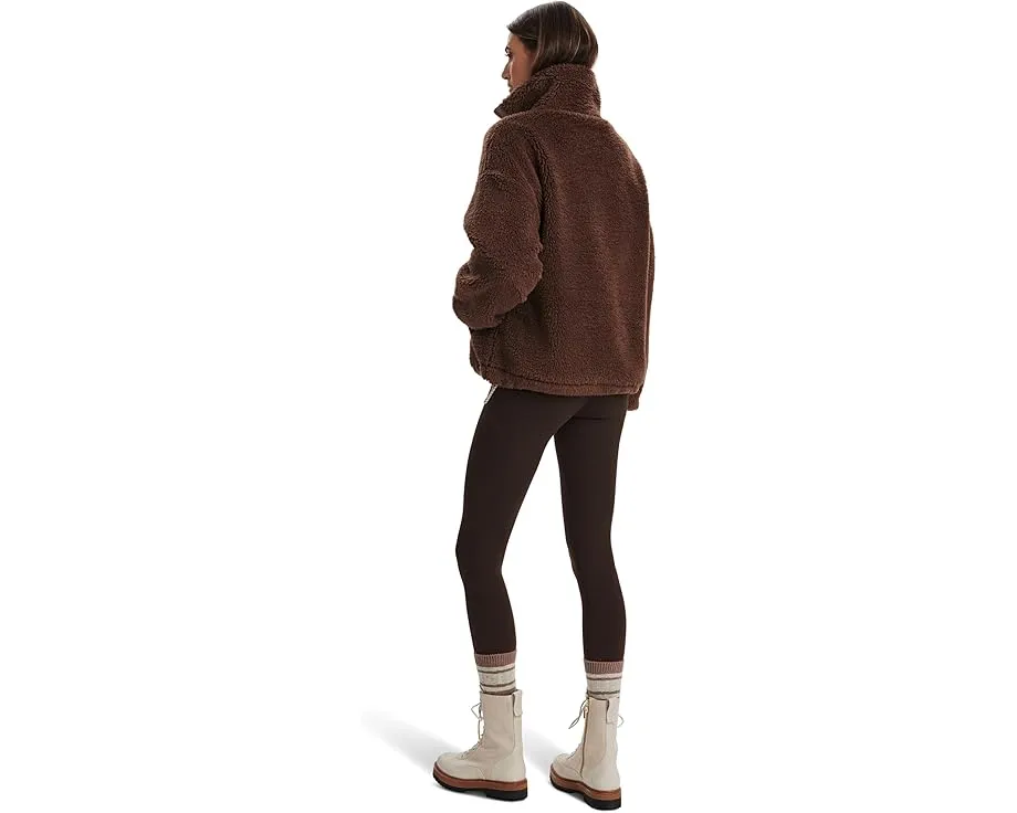 Куртка Lowell из шерпы от Varley с контрастным воротником