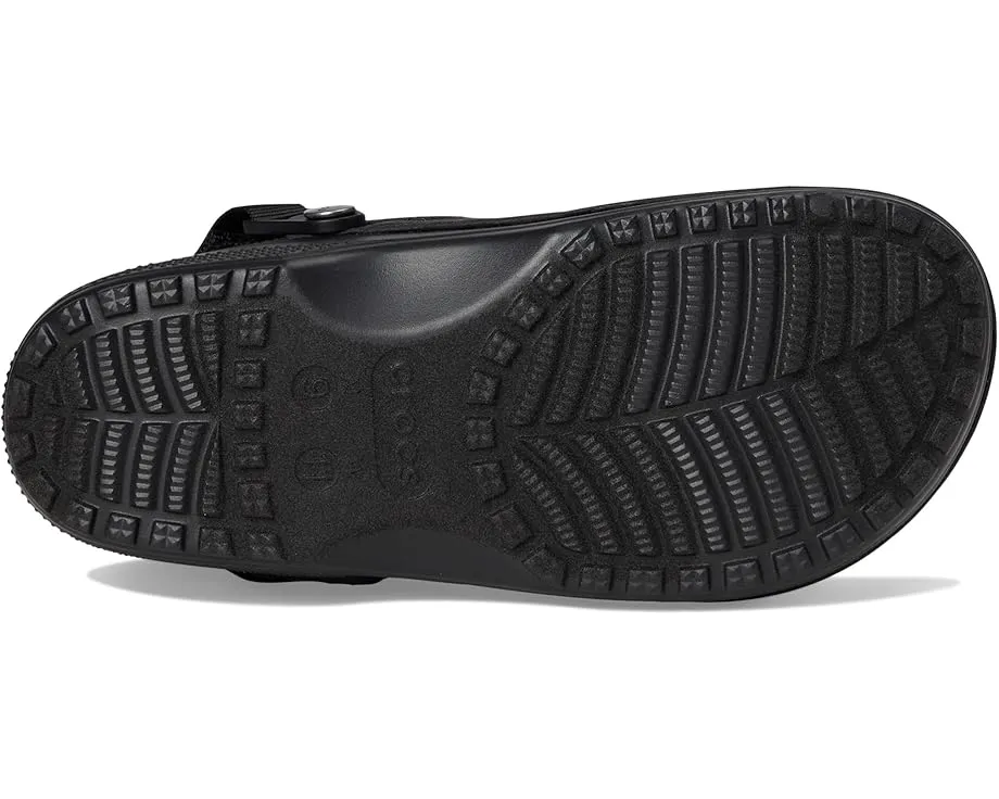Кроксы Crocs Classic Crafted Vegan Suede Clogs с ремешком и стелькой Croslite