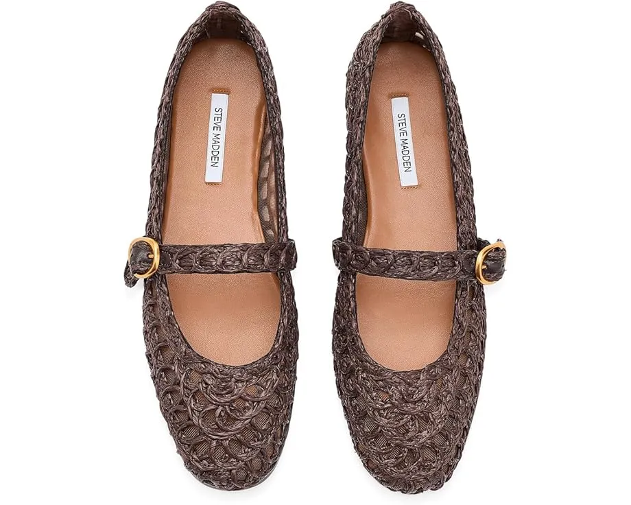 Балетки Melody из рафии с круглым носком Steve Madden