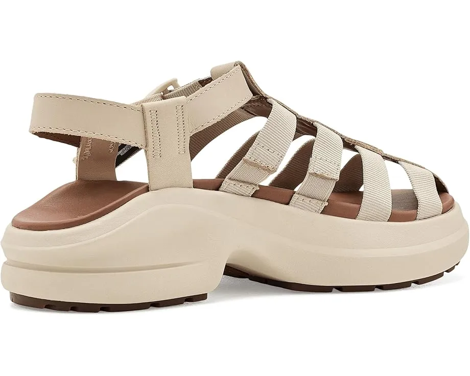 Сандалии Chaco Cushform Fisherman на платформе с кожаным верхом