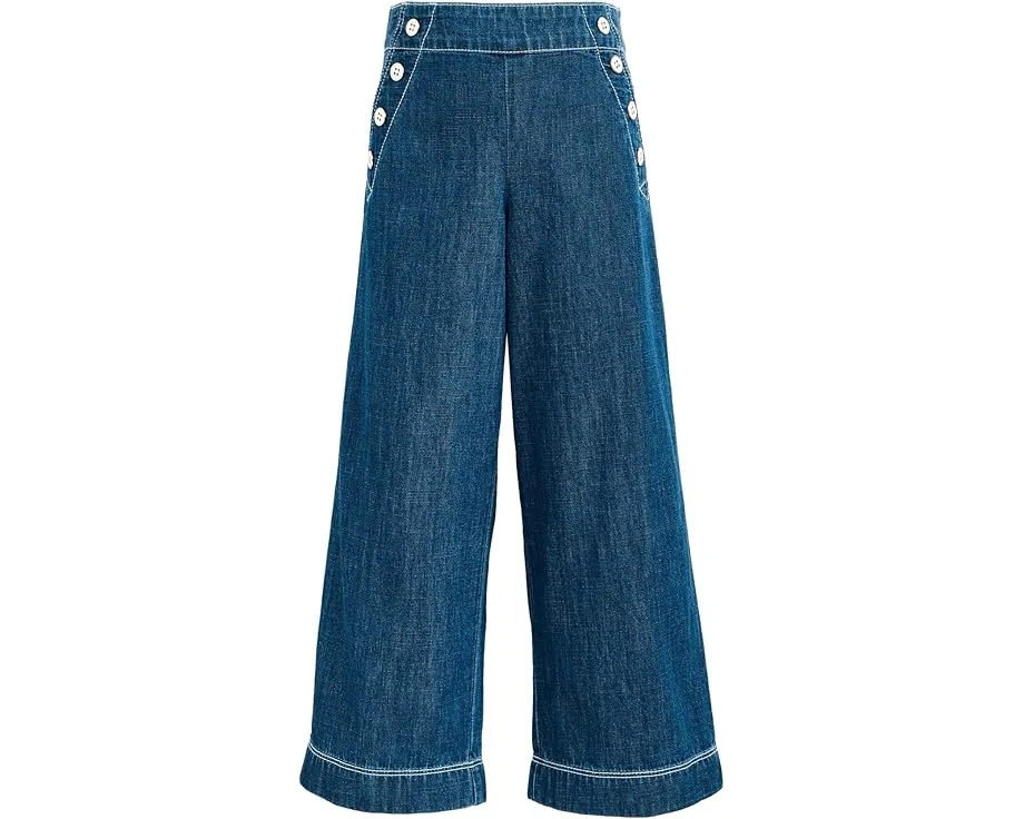 Джинсы для детей в морском стиле Janie and Jack с широкими штанинами