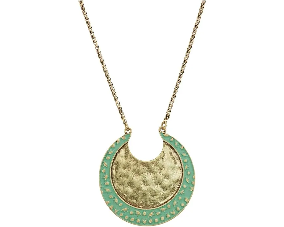 Кулон Lucky Brand Pendant Moon с подвеской в виде луны и золотистым покрытием