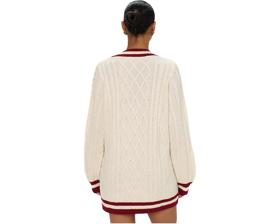 Show Me Your Mumu Tailgate Sweater Dress уютное платье свитер с V-образным вырезом