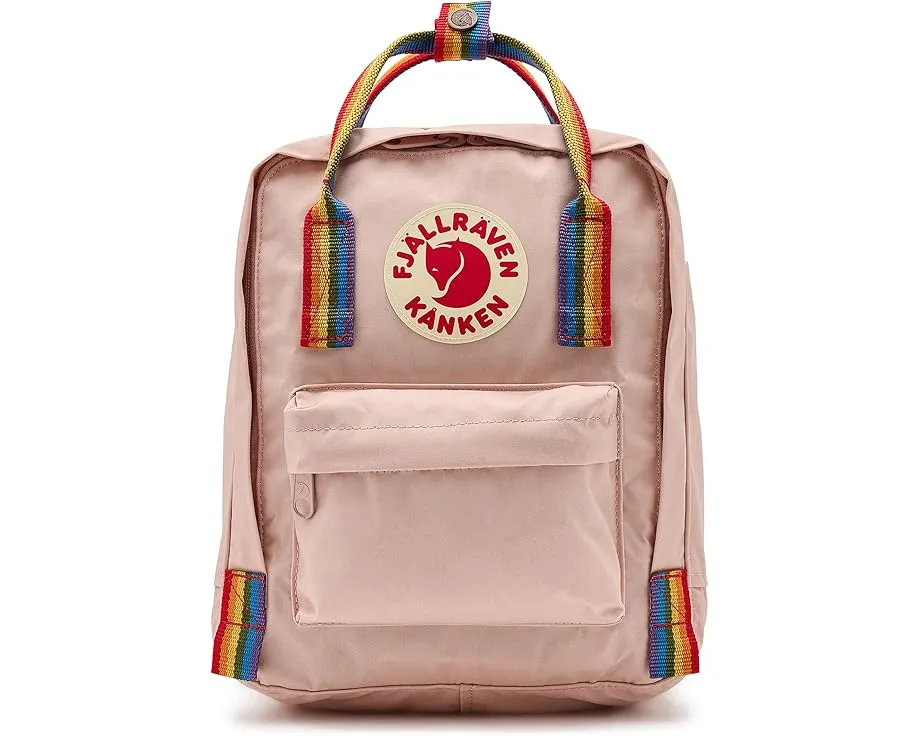 Рюкзак Fjällräven Kanken Rainbow Mini с радужными лямками